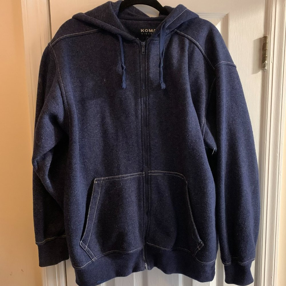 Blue Sweater Unisex, Brand Koman, Size Large